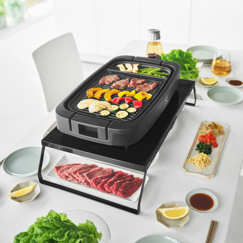 Yamazaki Tower Grill standaard inklapbaar - Zwart