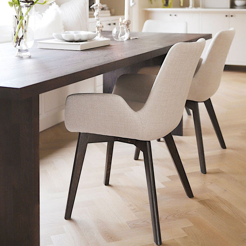 Rowico Home Drimsdale Eetkamerstoel Beige - Met Armleuning - vtwonen shop