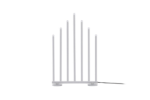 Rebellenclub Tafellamp Borga - Mat silver - vtwonen shop