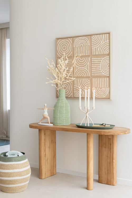 J-Line tafel - Teak hout - naturel - vtwonen shop