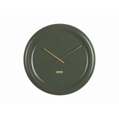 Karlsson wandklok Cadiz Disc - groen - Ø35cm
