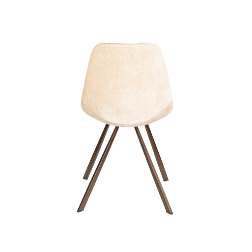 Dutchbone Franky Eetkamerstoelen Beige - Set van 2