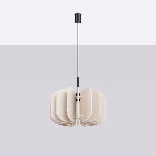 Sollux Lighting Hanglamp MULA 45 beige - 45x45x146cm