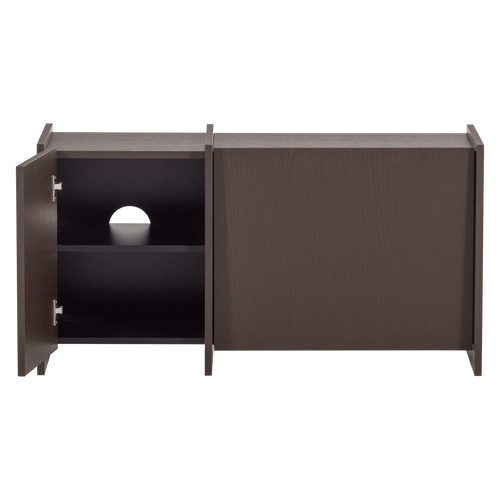 WOOOD tv meubel 102 cm Brock - Essen Fineer - Middenbruin - 53x102x44