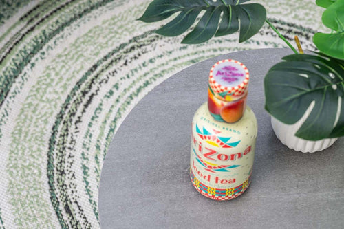 Vento bijzettafel - Ø45xH41 cm - c. black -  Centostone Napoli sand