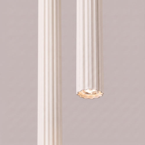 Sollux Lighting Hanglamp ARCHE 2P beige - 15x15x118cm