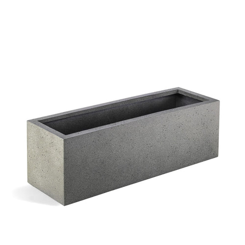 Maxifleur Grigio Balcony Box S Natural Concrete 60x15cm