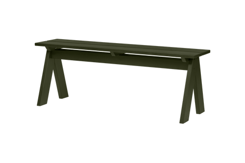 noo.ma Navo Bench - buitenbank van grenenhout, Forest Green