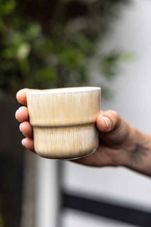 Mimo Homeware koffiekopje Coral Clay - 230 ml - set van 2