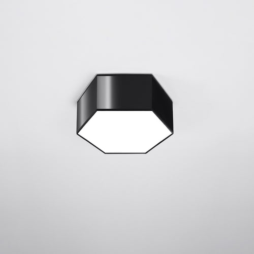 Sollux Lighting Plafondlamp SUNDE 13 zwart - 30,5x26,5x13,5cm