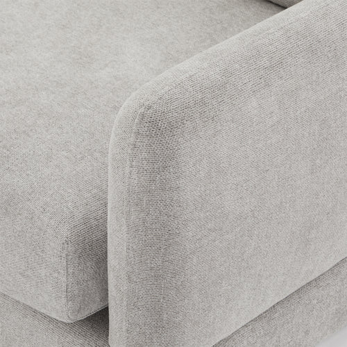 Furnhouse chaise longue bank rechts Maggie - Grijs - Stof - 95x290x90