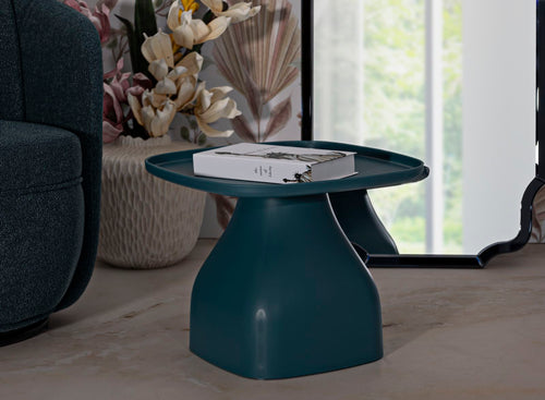 Mauro Ferretti bijzettafel - 48x48x38 cm - blauw