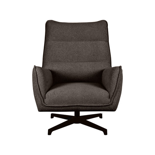 LABEL51 Fauteuil Rodia - Bruin Bouclé - Draaibaar - vtwonen shop