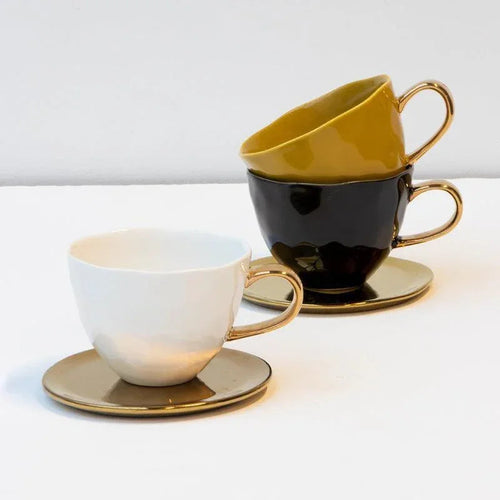 Urban Nature Culture Good Morning kopje Cappuccino/Tea - White - 11x8cm