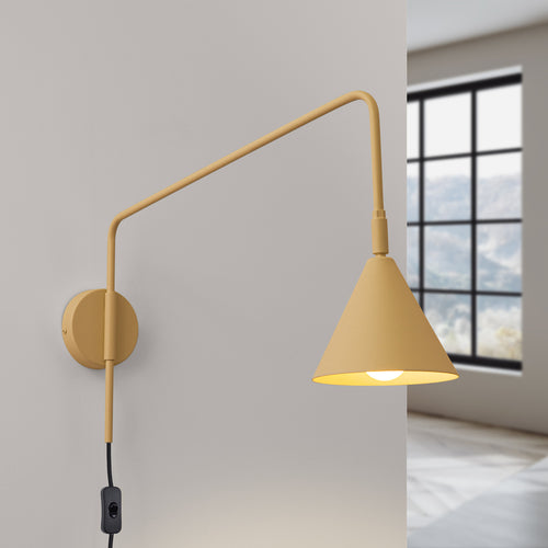 Sollux Lighting Wandlamp NOX goud - 14x61x30cm