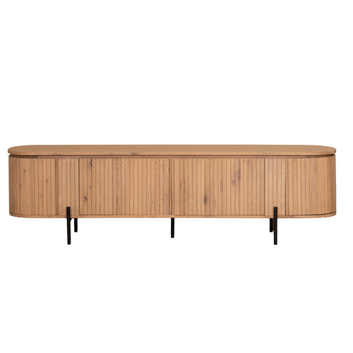 DÉJA Living Tv-Meubel Loise - Eikenhout/Metaal - Naturel - 200cm - vtwonen shop