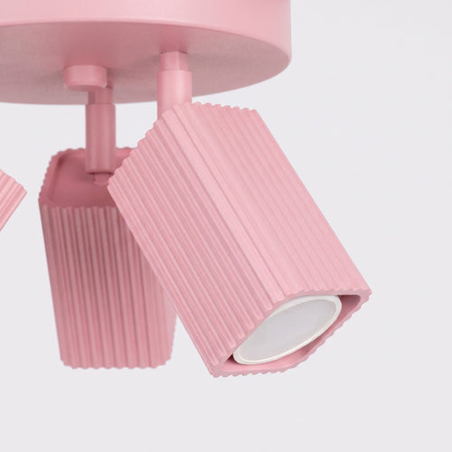 Sollux Lighting Plafondlamp RAYO 3P roze - 20x20x18cm