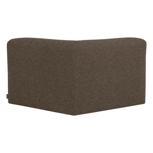 WOOOD hoekelement recht Mojo Base - Bouclé - Bruin Melange - 74x105x105