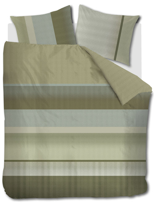 Beddinghouse Dekbedovertrek Marthe - 240 x 200/220 cm - Groen