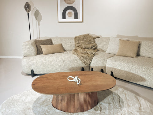 Livingfurn salontafel Salvator Oval - 120cm - mangohout