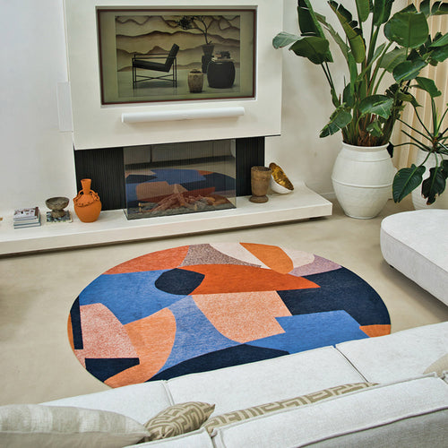 Ecorugs vloerkleed Carpe Diem - multicolor - 240x240cm