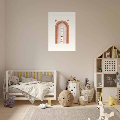 Artfulprints  Pastel rainbow I   poster 70x100 cm - vtwonen shop