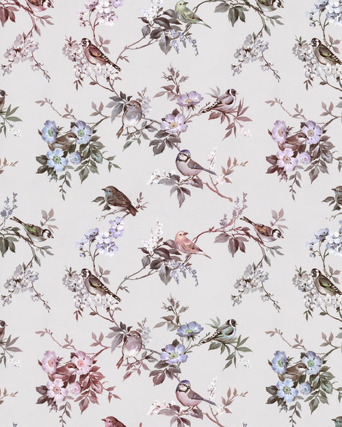 Komar fotobehang bloemen en vogels multicolor - 200 x 250 cm - 611174 - vtwonen shop