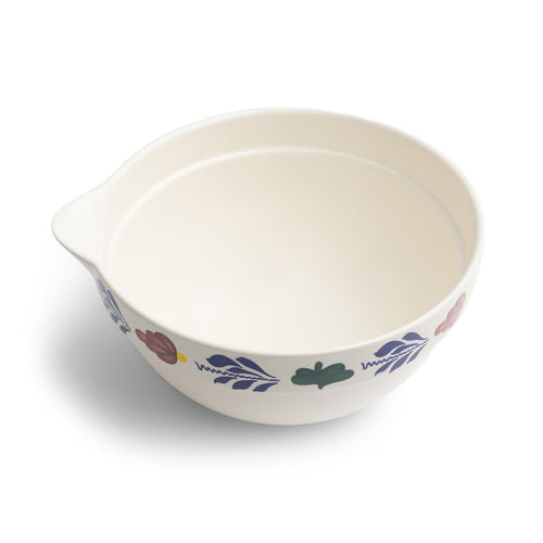 Royal Boch beslagkom met tuit Boerenbont - 23cm - keramiek