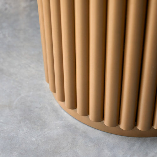 Tikamoon Ronde tafel van metaal en terrazzo voor 4/6 personen - Wit - vtwonen shop