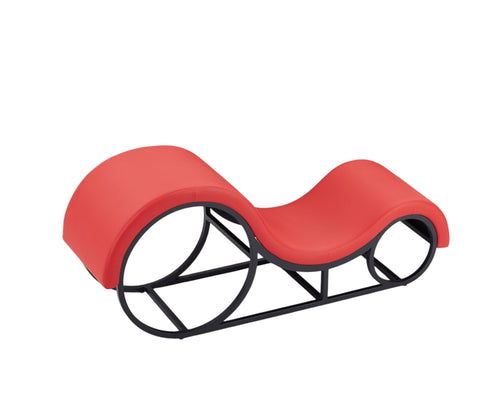 FurniLux Tantra Elysium - Tantra Stoel - Rood - Synthetisch leer - Stijlvolle Bank voor Ontspanning - 163x43x68cm - vtwonen shop