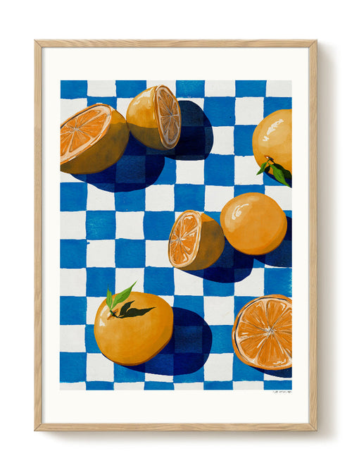 Eva Halfers - Snacks from the Orange Tree - PSTR studio Kunst Poster - vtwonen shop