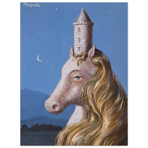 Artfulprints  René Magritte - Le coeur du monde   poster 30x40 cm - vtwonen shop