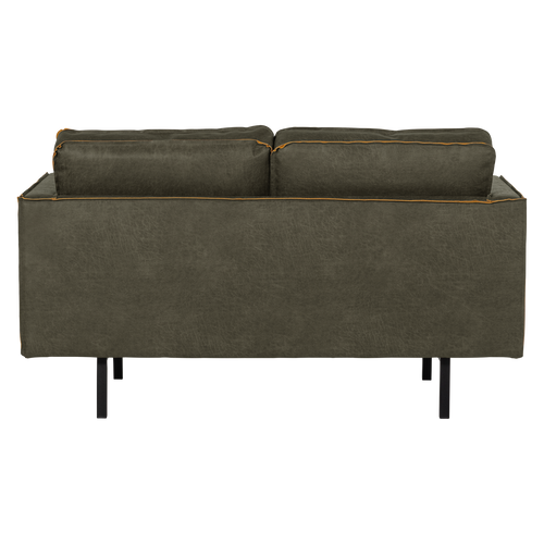 WOOOD 2-zits bank Rodeo - Ecoleer - Army - 85x150x86