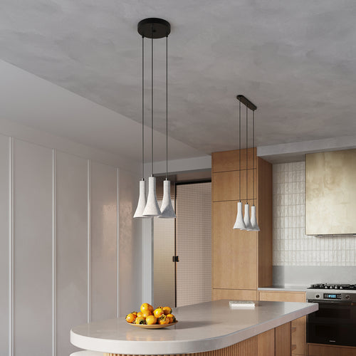 Sollux Lighting Hanglamp REA 2 beton - 34x12x113cm