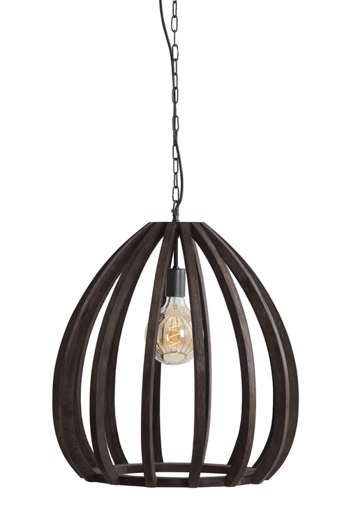 Light & Living hanglamp BARSIA - Ø50x54cm - bruin - vtwonen shop