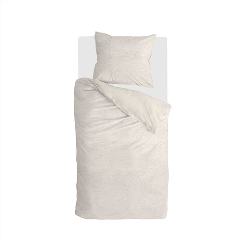 Byrklund - Dekbedovertrek Favorite Fuzzle - 140x220 cm - Beige