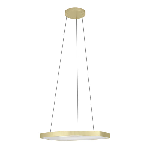EGLO hanglamp Vallerosa - led - ø 58 cm - goud/wit - dimbaar - staal - vtwonen shop