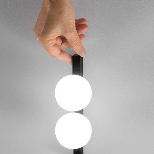Ideal Lux PING PONG 6-lichts Globe-plafondlamp Zwart 1500Lm 3000K