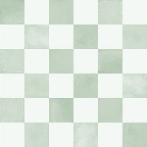 ESTAhome behang geblokt motief groen - 53 cm x 10.05 m - 131290 - vtwonen shop