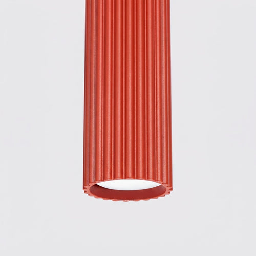 Sollux Lighting Hanglamp KARBON 1 rood - 8x8x118cm