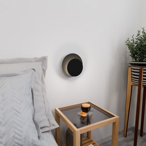 Emibig wandlamp Idea - 1 lichts - 8  x 20   cm - zwart
