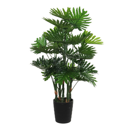 Mica Decorations Philodendron Kunstplant - H120 x Ø80 cm - Groen