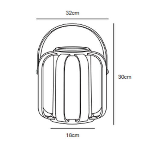 Nordlux Bob Tafellamp Buiten - -Solar - Ø32cm - LED - 2700K - IP44 - Naturel - vtwonen shop