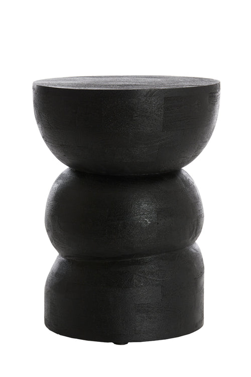 Light & Living bijzettafel AZALIO - Ø35x45cm - zwart - vtwonen shop