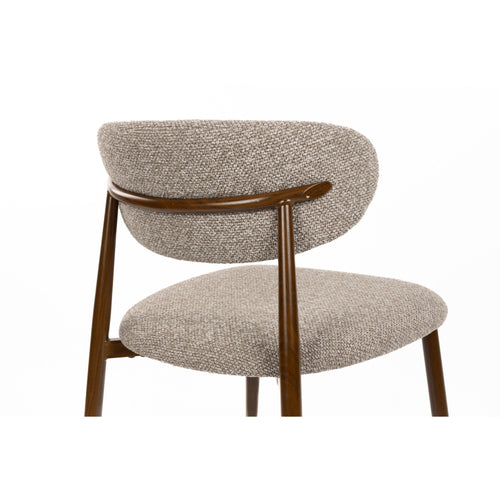 Housecraft Living Noor Eetkamerstoelen Bruin - Set van 6