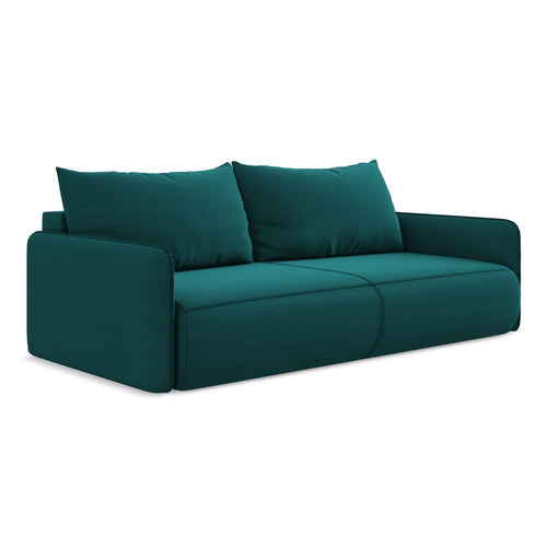 LaMiaSofa 3-zits slaapbank Palermo - velours - marien - 216x105x86