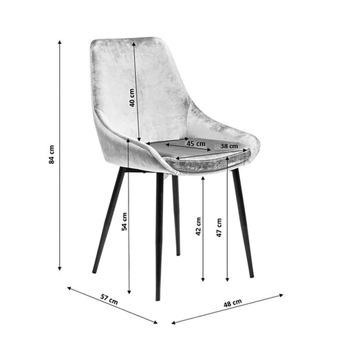 Kare Design Stoel East Side Flower Fever geel - vtwonen shop