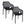 Garden Impressions tuinstoel Air XL kunststof wit - 2 stuks