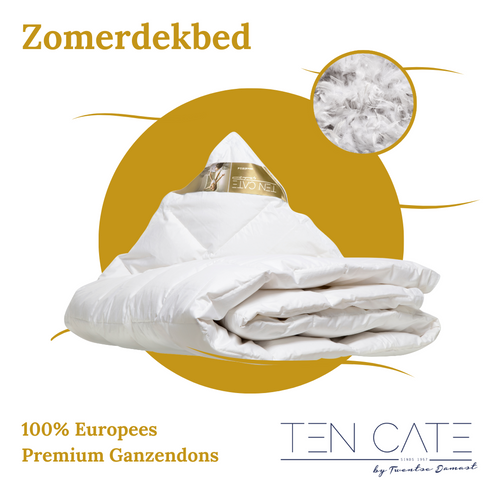 Ten Cate dekbed - 100% ganzendons - zomerdekbed - 240x200 - vtwonen shop