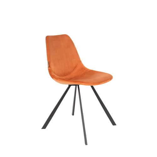 Dutchbone Franky Eetkamerstoelen Oranje - Set van 2 - vtwonen shop